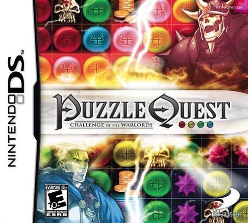 Puzzle Quest - Challenge Of The Warlords (USA) Game Cover